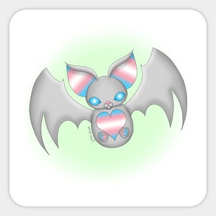 Trans Batty Sticker